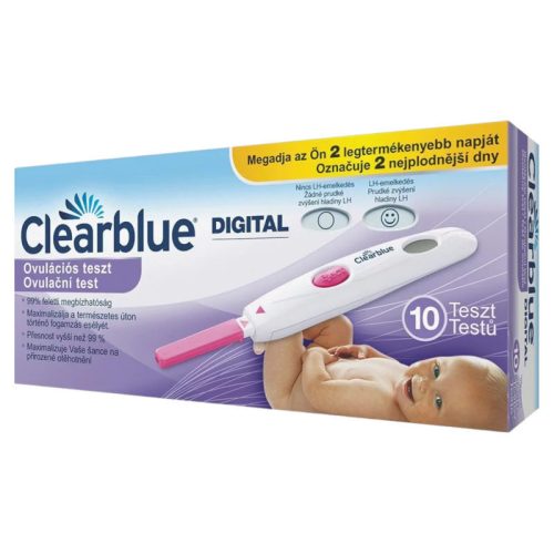 Clearblue digitális ovulációs teszt (10db, 40mIU/ml)