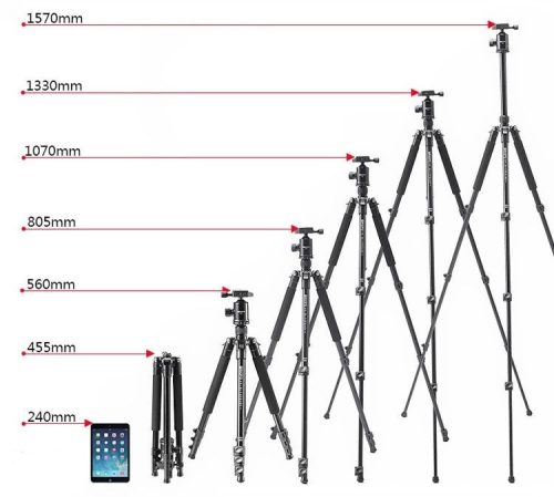 LW K2508 fotóállvány D-2 gömbfejjel