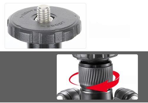 LW K2508 fotóállvány D-2 gömbfejjel