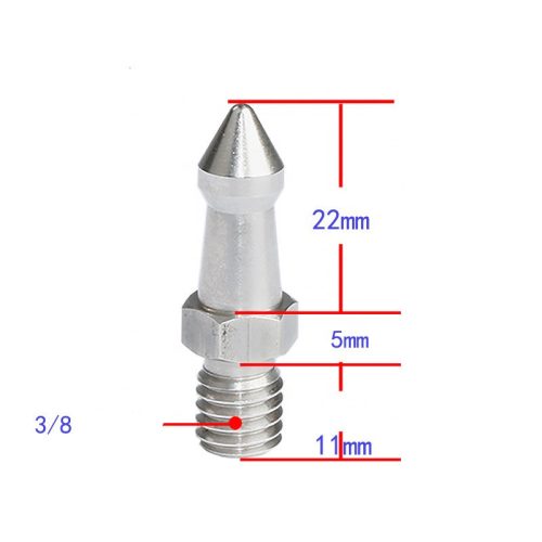 Fotóállvány lábhoz tartozó 3/8-os tüske (3db)