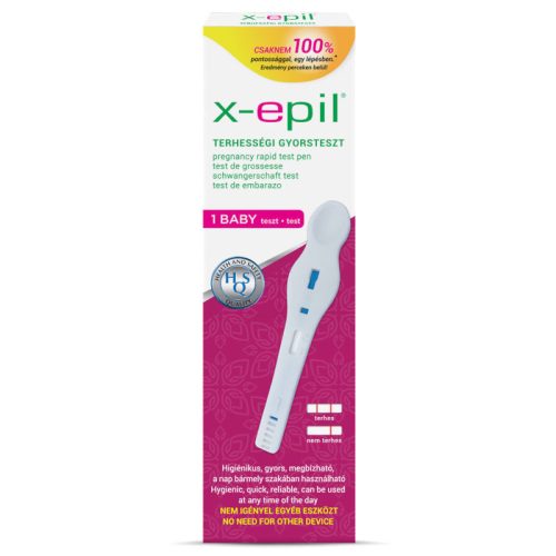X-Epil terhességi gyorsteszt pen (1db, 25mIU/ml)