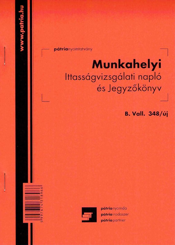 Image of Ittasságvizsgálati napló és jegyzőkönyv D.E. 936