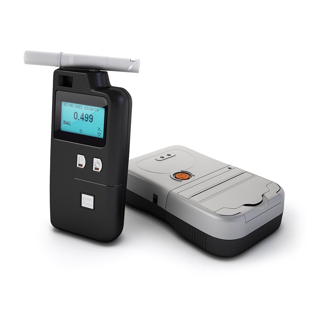 Image of Alkohit X100 alkoholszonda D100-as nyomtatóval
