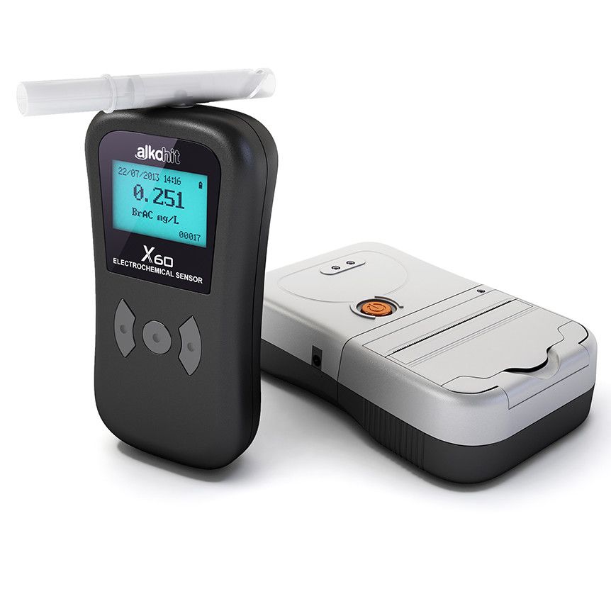 Image of Alkohit X60 alkoholszonda D100-as nyomtatóval